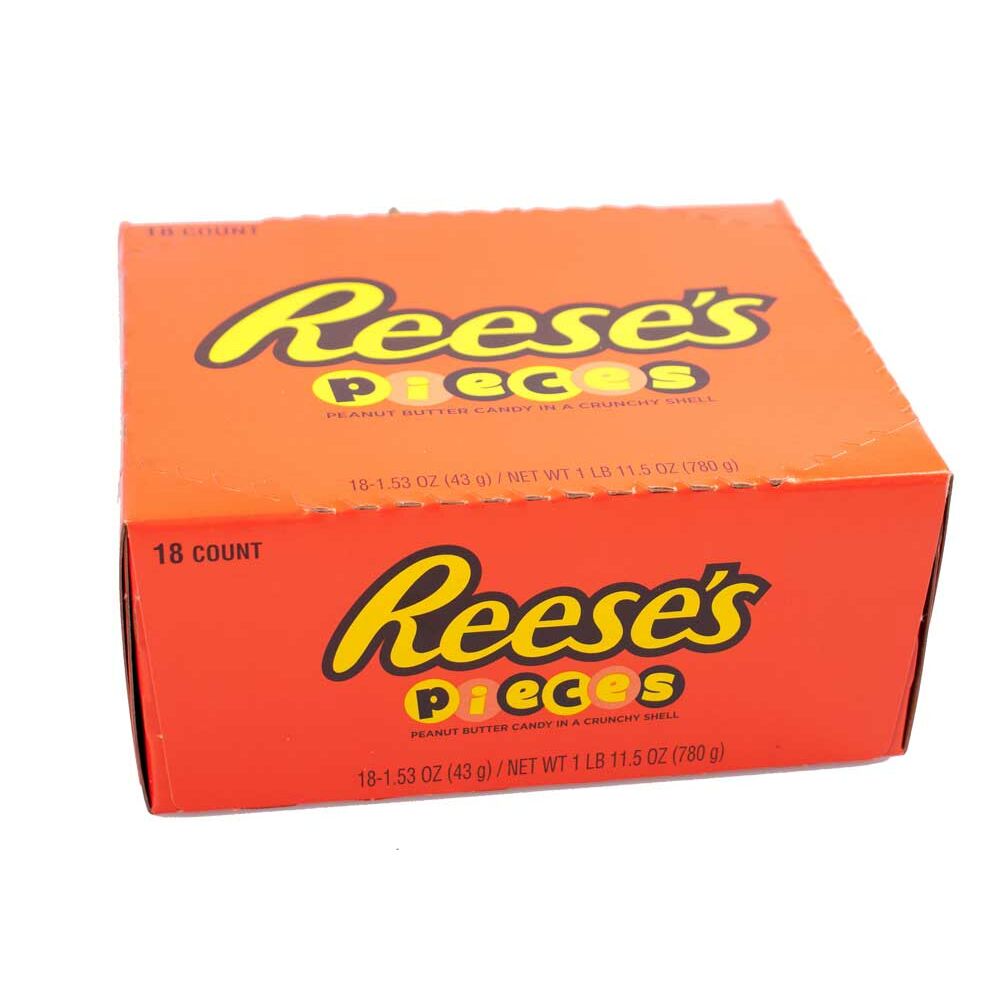 18er Karton Reeses Pieces- Erdnussbutter Schokolinsen