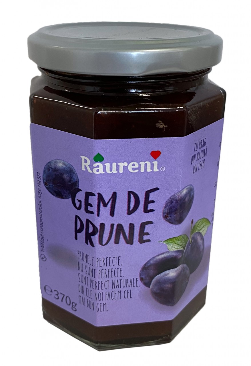 Raureni Pflaumenmarmelade (Konfitüre) 370g (Gem de Prune)