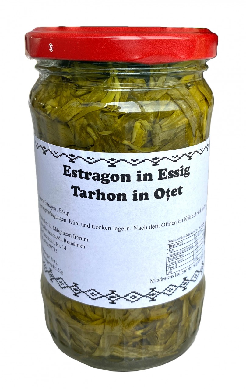 Estragon in Essig aus Rumänien