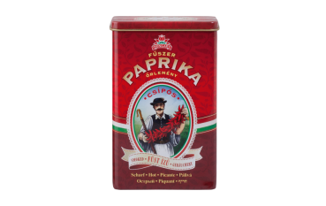 CHILI TRADE Geräucherter Paprika in Metallgeschenkbox scharf 50g