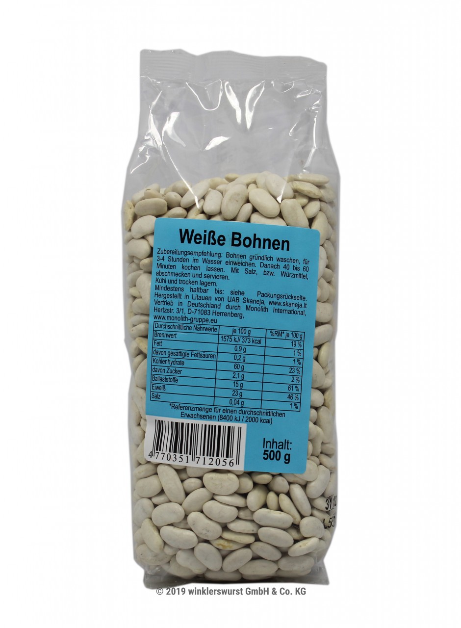 Skaneja Weisse Bohnen 500g aus Rumänien