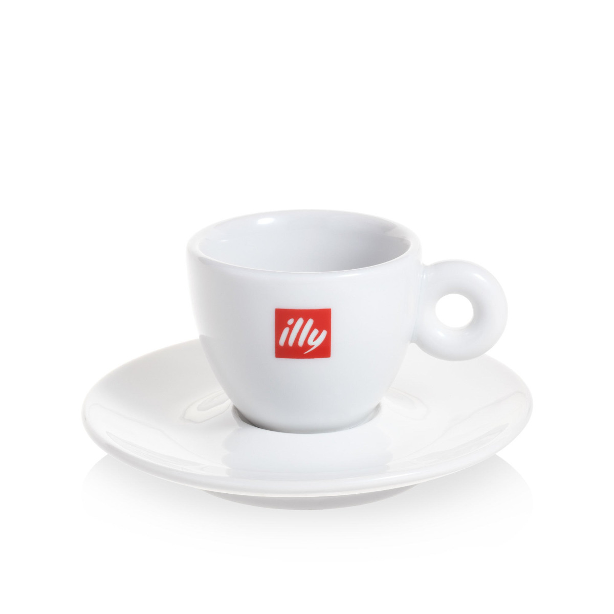 Illy Espresso-Tasse und Untertasse (60ml)
