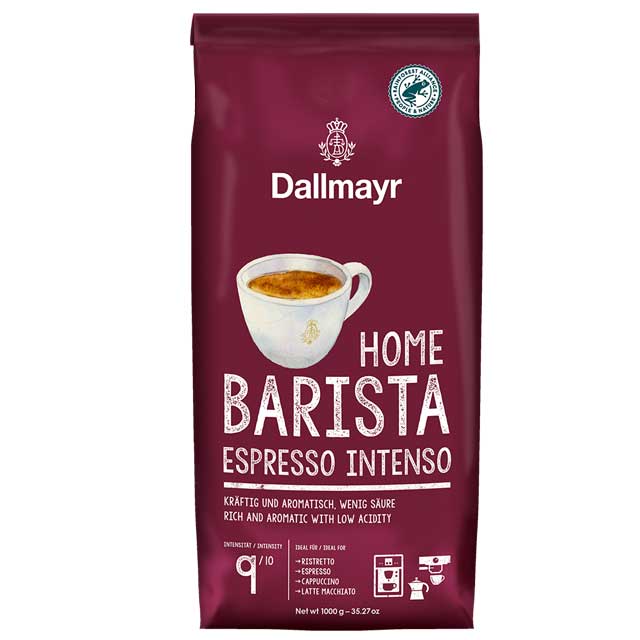 Dallmayr Kaffeebohnen HOME BARISTA ESPRESSO INTENSO (1kg) unter Kaffee > Kaffeebohnen > Dallmayr Kaffeebohnen